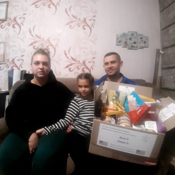 Thank you very much to Boris P. for sponsoring a new family in Ukraine