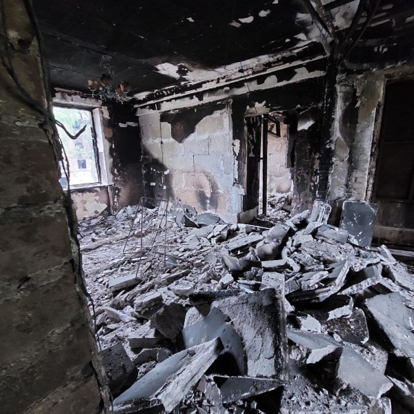 In 2022 this was an apartment where a Ukrainian family celebrated holidays